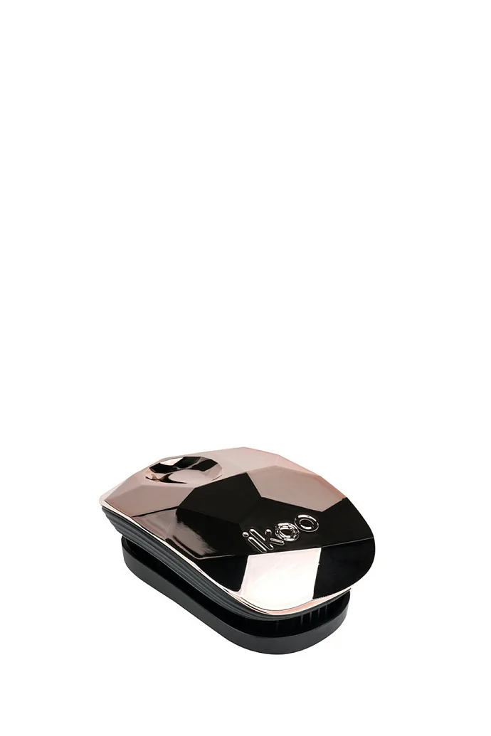 Расческа IKOO Pocket - Black - Gold Digger в интернет-магазине Authentica.love