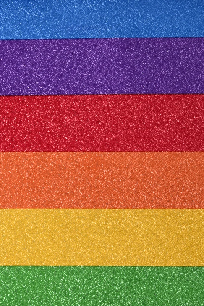 Вытяжная фольга с тиснением «Цвета радуги», (500 листов, 12,5х28см) в интернет-магазине Authentica.love