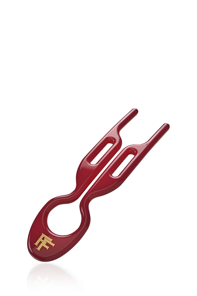 Шпильки No1 Hairpin Рубиново-красного цвета (набор из 3 шпилек) в интернет-магазине Authentica.love