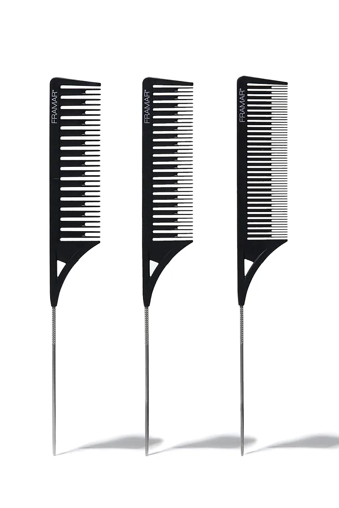 Комплект расчёсок для набора прядей (черный) в интернет-магазине Authentica.love