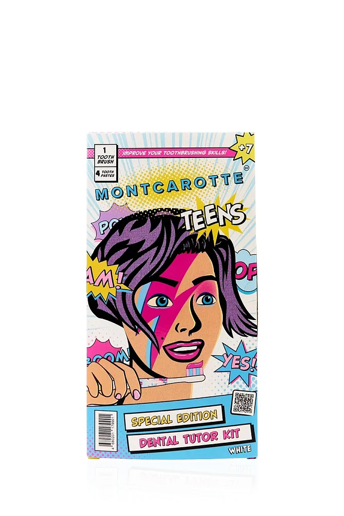 Набор для обучения чистки зубов у подростков и детей 7+, белый в интернет-магазине Authentica.love