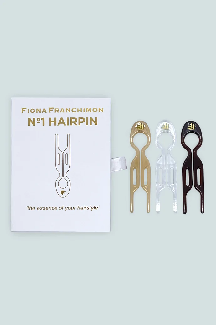 Шпильки No1 Hairpin коричневая/прозрачная/бежевая (набор из 3 шпилек) в интернет-магазине Authentica.love