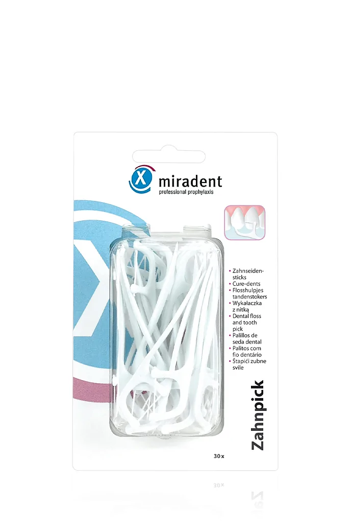 Zahnpick зубочистка с натянутой зубной нитью в индивилуальной упаковке в интернет-магазине Authentica.love