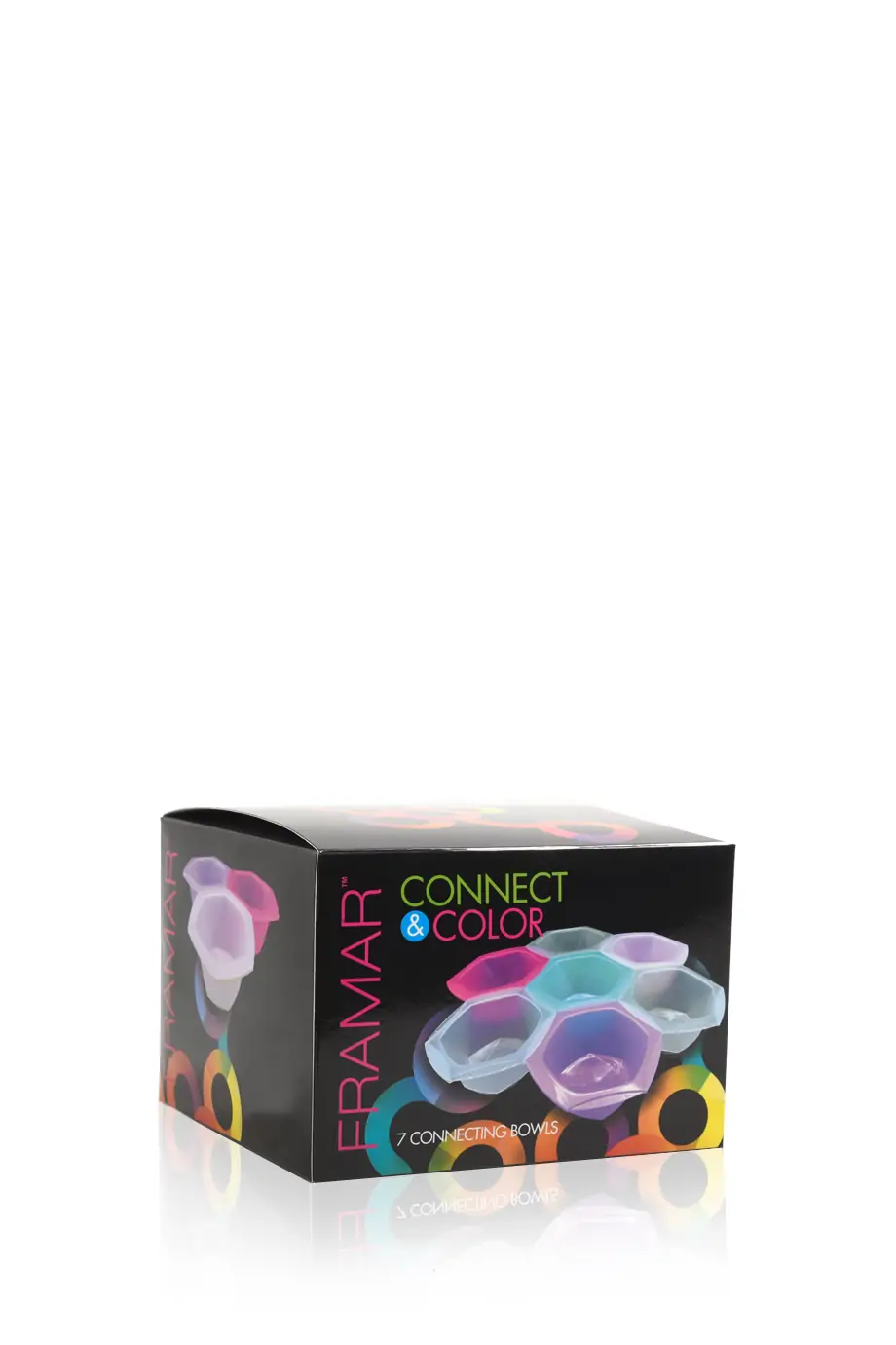 Соединяющиеся цветные миски для окрашивания Connect & Color Rainbow (7 шт.) в интернет-магазине Authentica.love