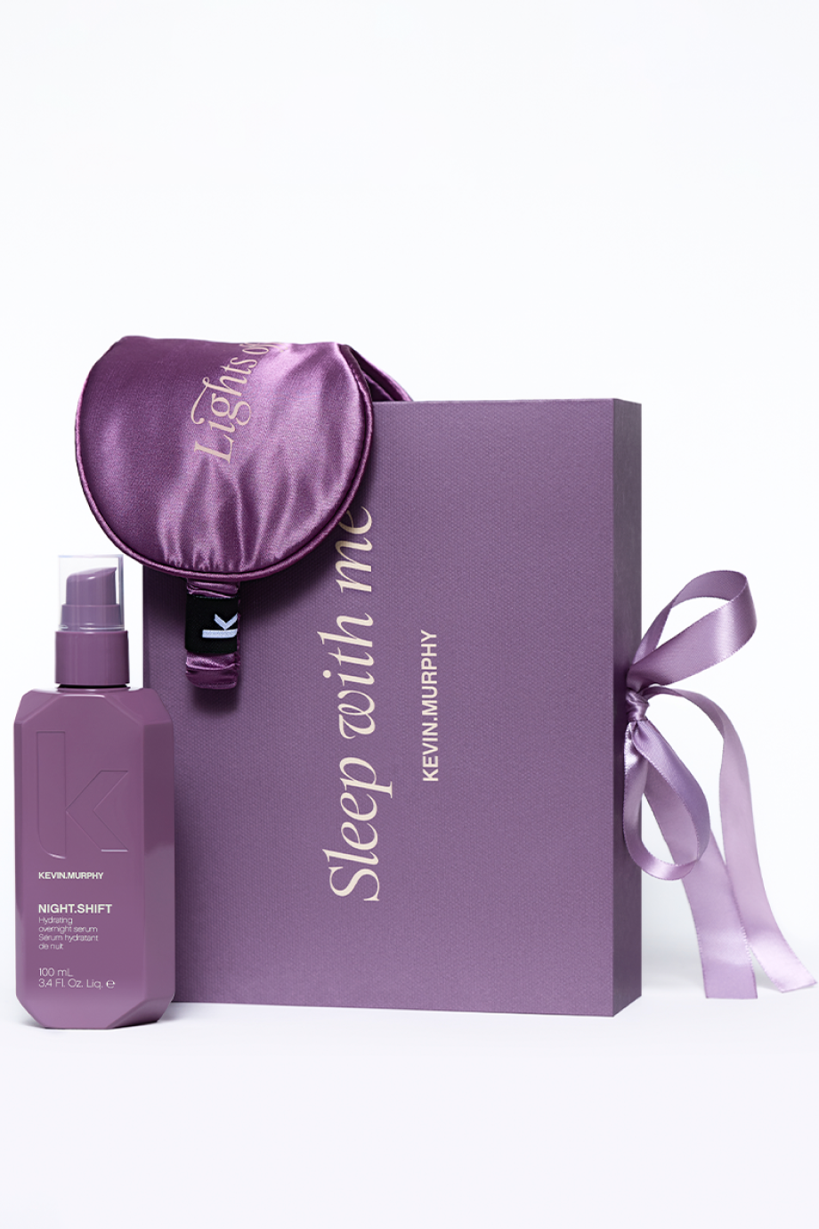 Набор увлажняющая ночная сыворотка для волос+Маска для сна