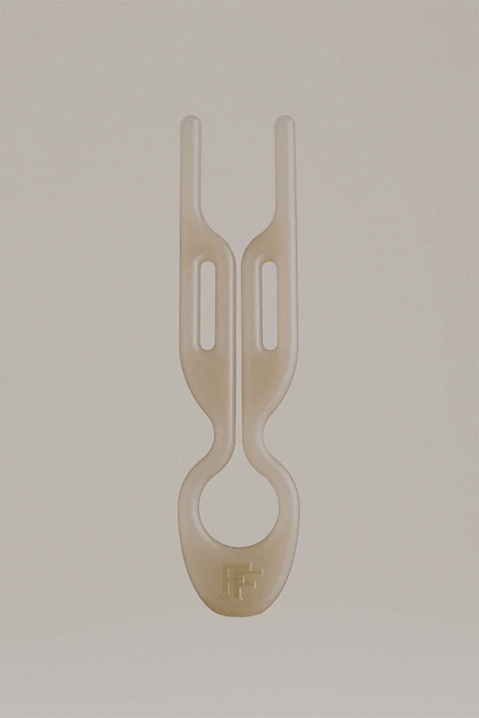 Шпильки No1 Hairpin коричневая/прозрачная/бежевая (набор из 3 шпилек) в интернет-магазине Authentica.love
