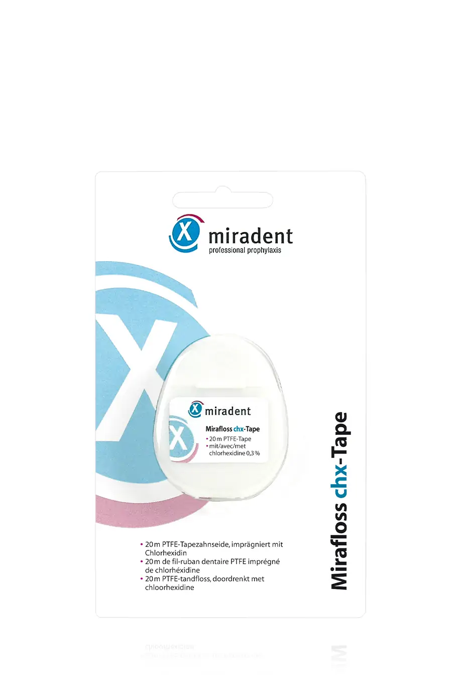 Mirafloss CHX ленточный флосс c антибактериальной пропиткой в интернет-магазине Authentica.love