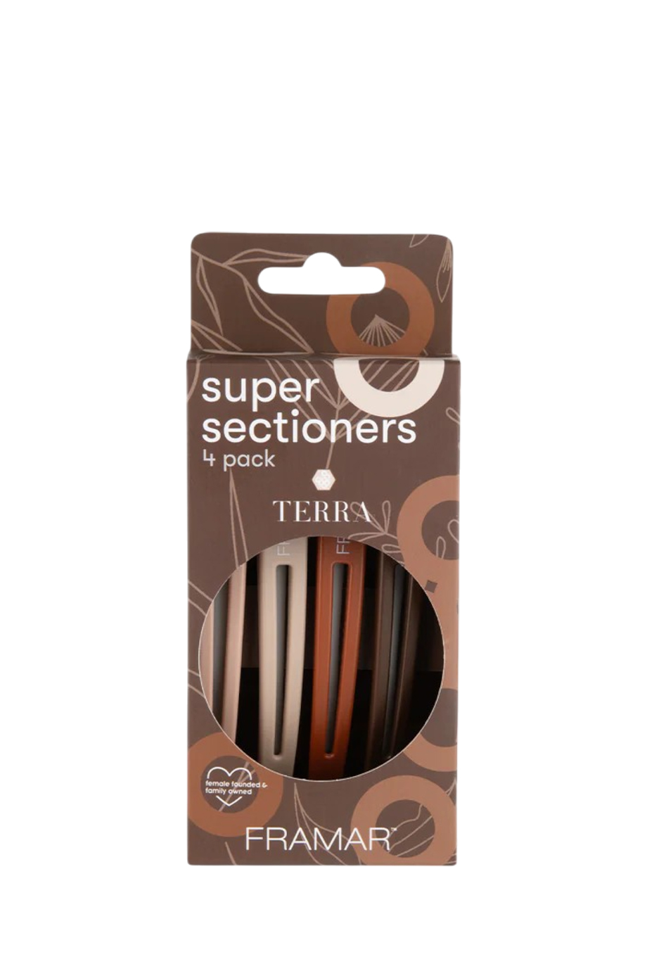 Зажимы с эластичной вставкой «Terra», 4 шт.