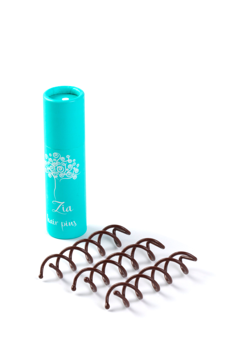Шпильки для волос Zia (коричневый), 3 шт в интернет-магазине Authentica.love