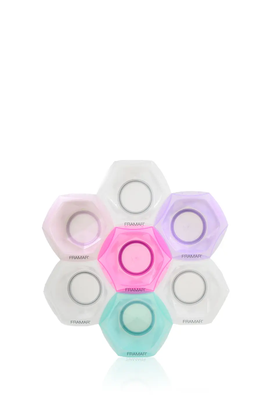 Соединяющиеся цветные миски для окрашивания Connect & Color Rainbow (7 шт.) в интернет-магазине Authentica.love