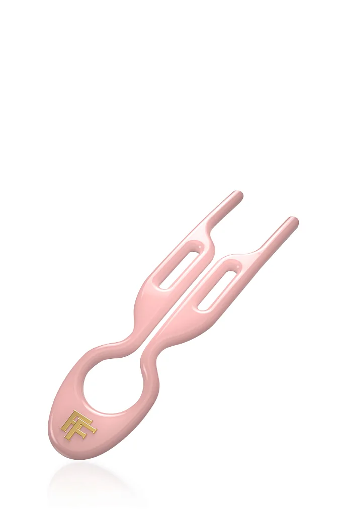 Шпильки №1 HAIRPIN Пудрово-розового цвета | Набор из 3 шпилек в интернет-магазине Authentica.love